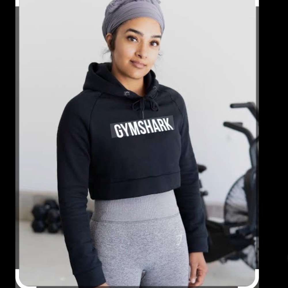 Gymshark Cropped Hoodie Sweatshirt